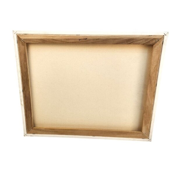 Original Floral Painting By Jody Rieke With Yellow & Blue Flowers On Canvas 20x1 - Picture 8 of 8